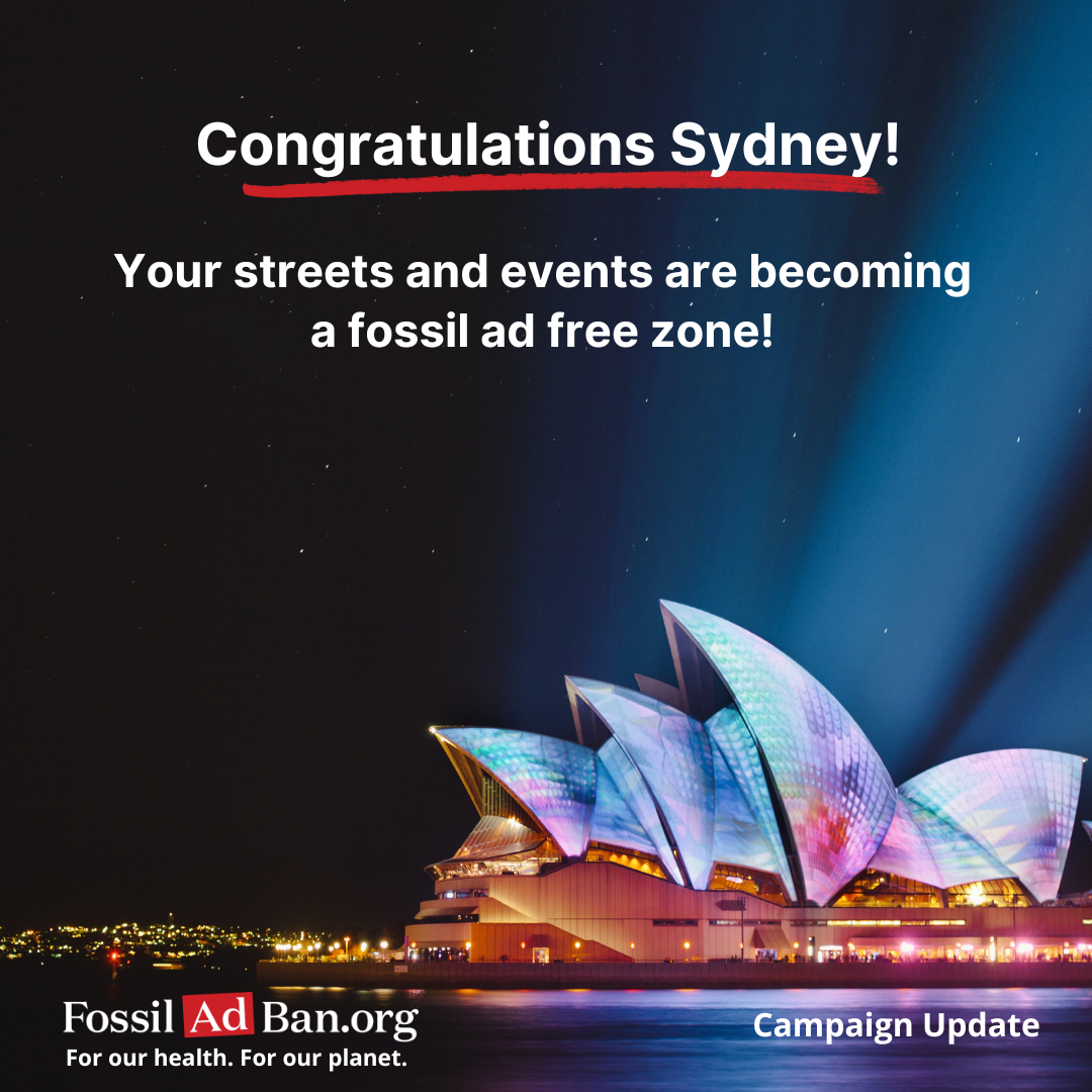 City of Sydney votes to end fossil fuel advertising and sponsorships