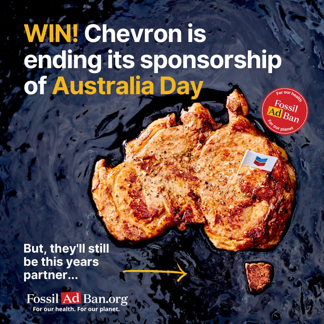 Chevron to end it’s sponsorship of Australia Day