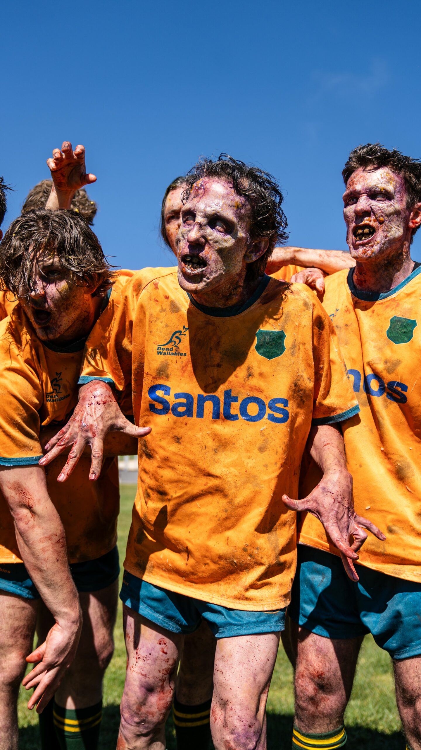 Zombie rugby team, the Dead Wallabies, visits Parliament House